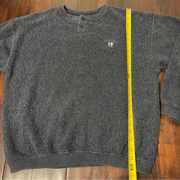 Big Dogs Fuzzy Sweater Men’s Small Oversize Gray Textured Vintage - Picture 5 of 6